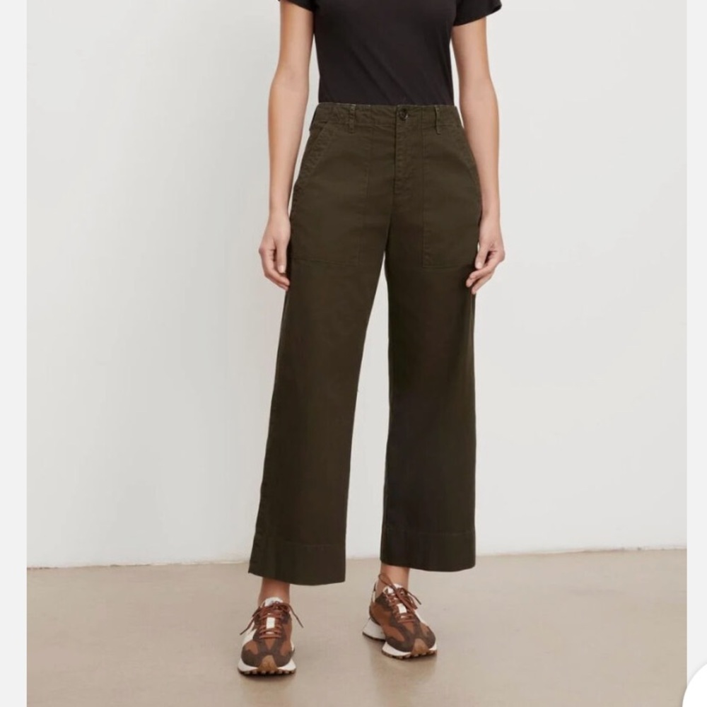 NWOT VELVET By Graham & Spencer Mya Cotton Canvas Pant